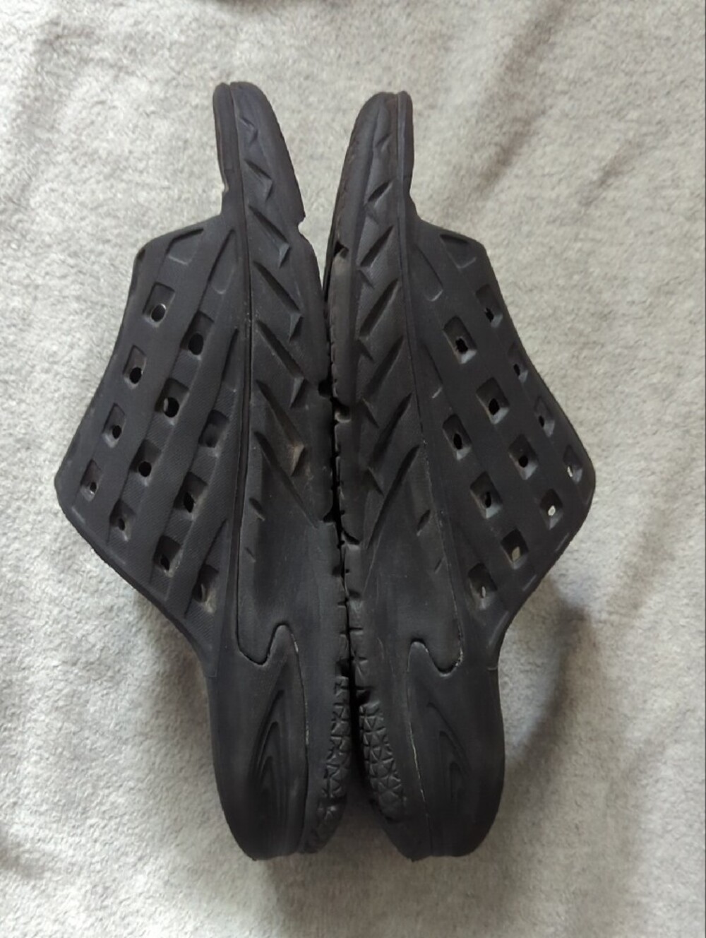 Hoka Black Ventilated Slide Sandals - Picture 2 of 5